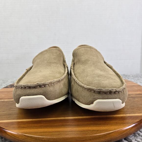 Olukai Mens 10.5 Ka\'a Loafer Oatmeal Suede Casual Lifestyle Daily Slip On Shoe main image 6